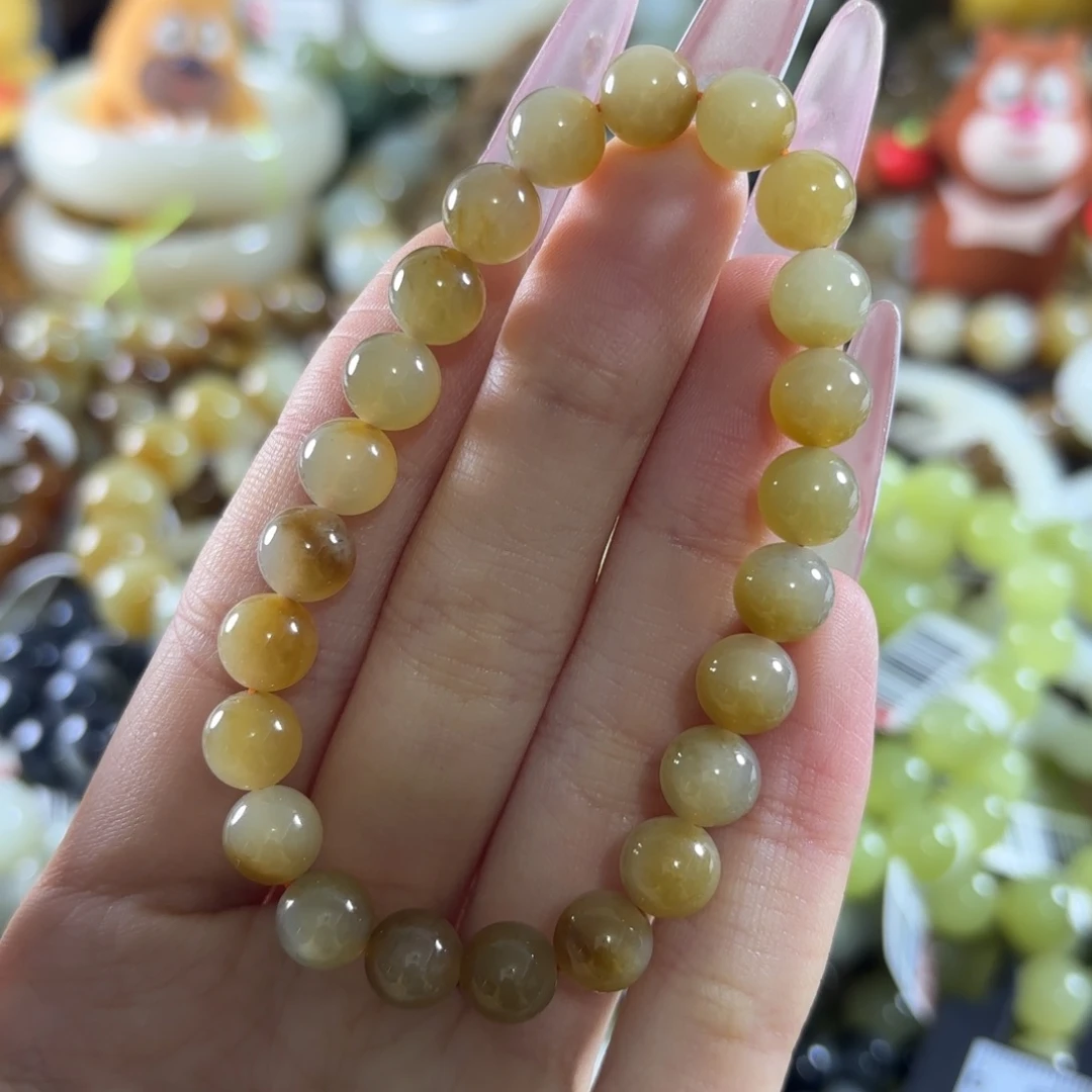 和田玉未镶嵌手链164