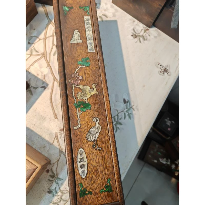 花梨木螺钿镶嵌线香盒38*8*8