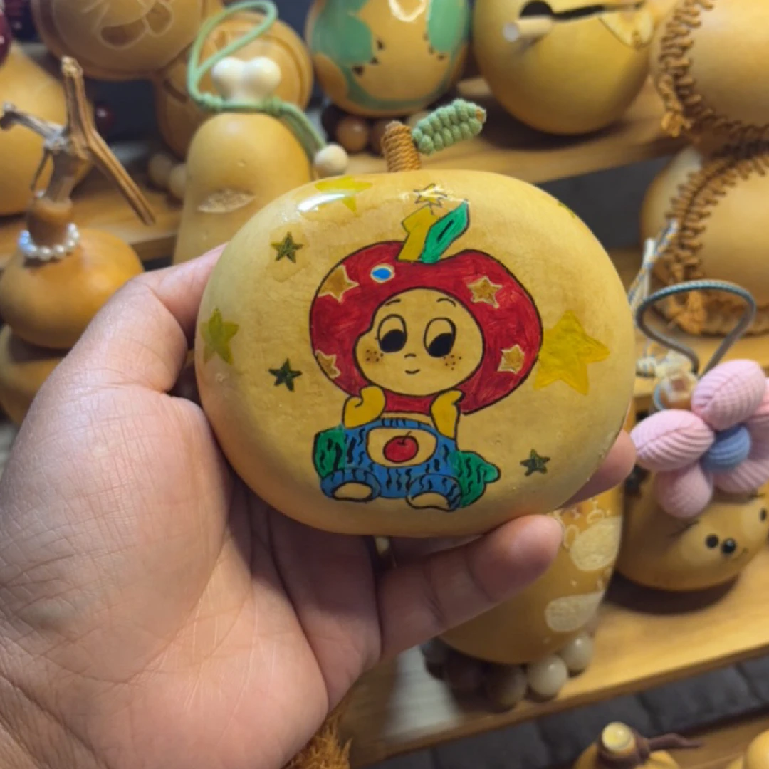 可定制烙画文玩葫芦手把件