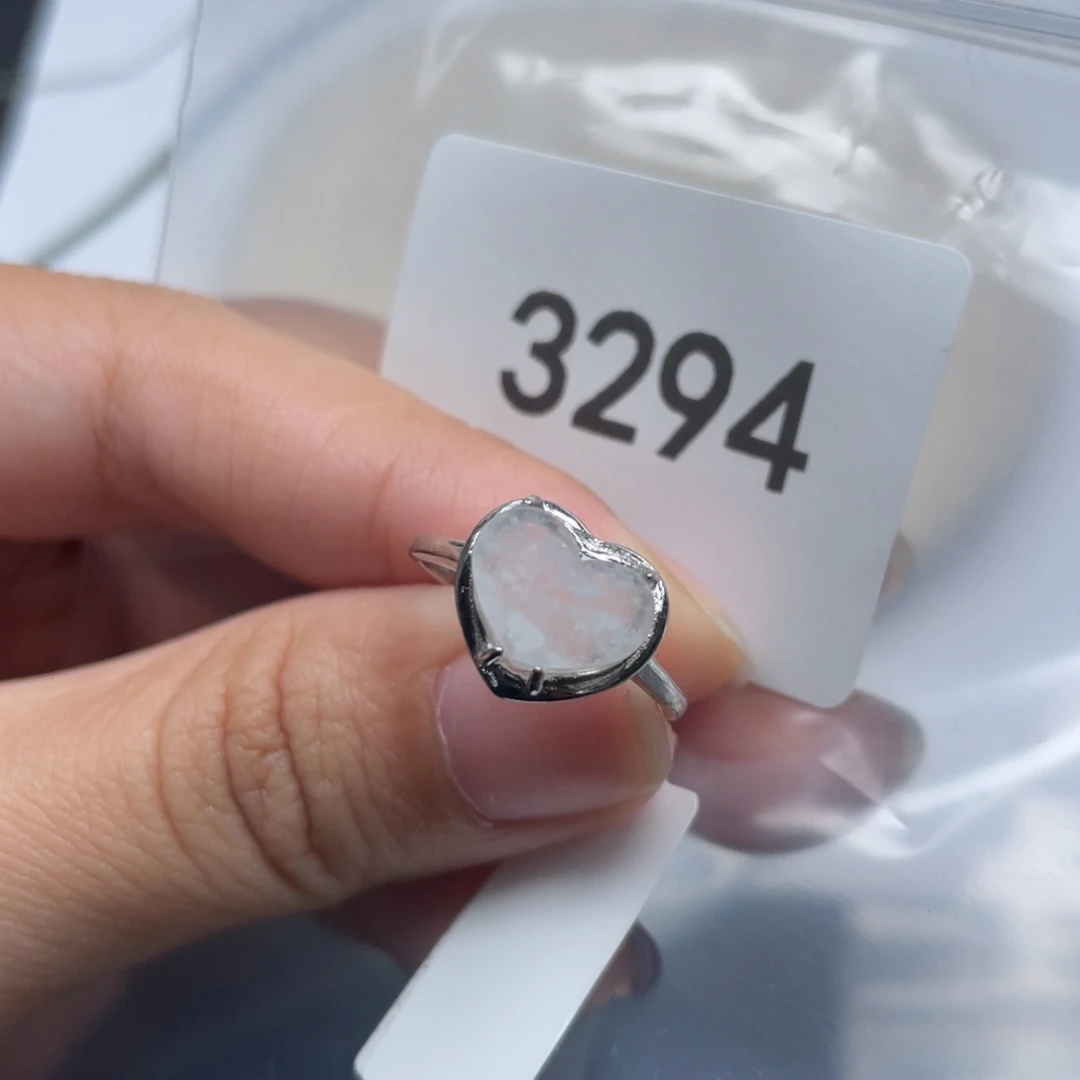 翡翠银S925镶嵌戒指天然A货缅甸翡翠