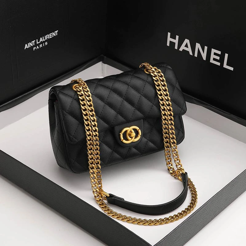 小众鱼子酱包包女新款2025高级感小香风DIY链条单肩包简约腋下包