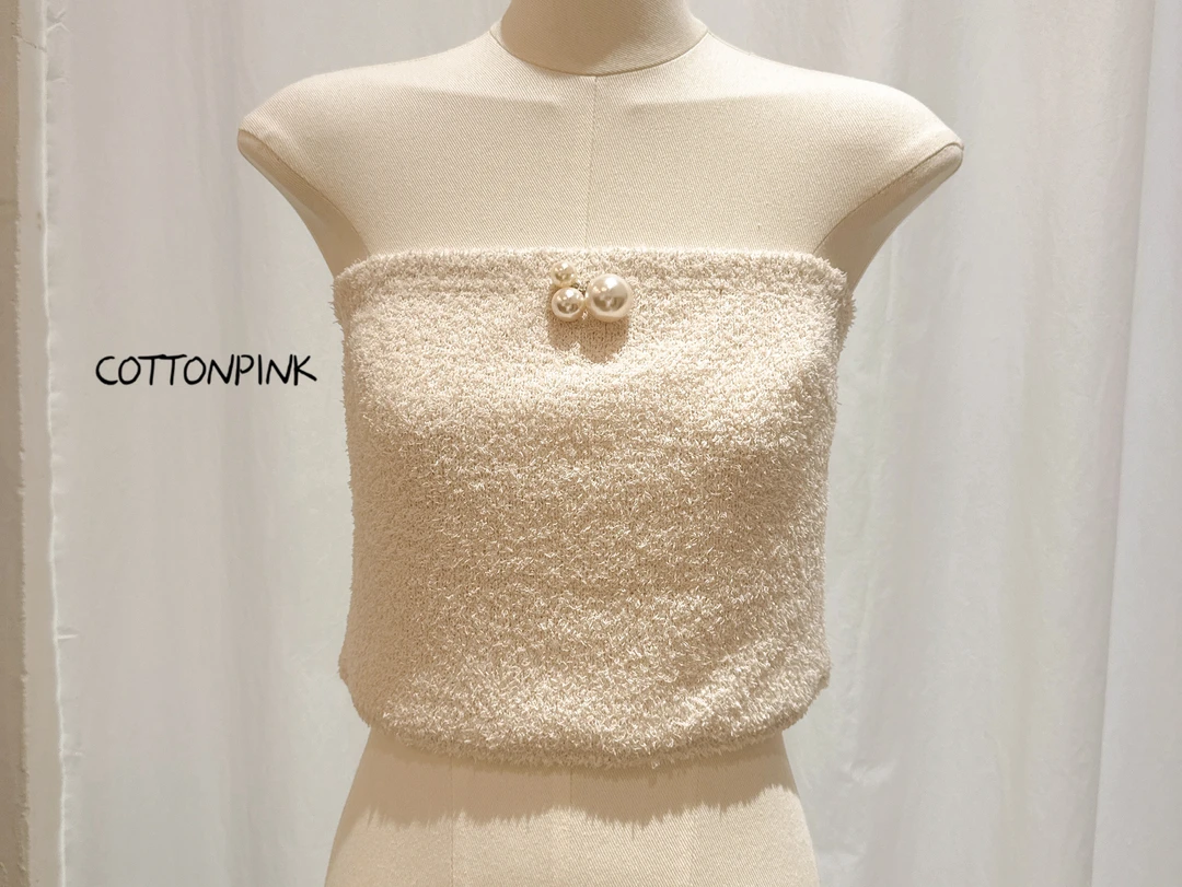 COTTONPINK女装可爱百搭裹胸上衣女