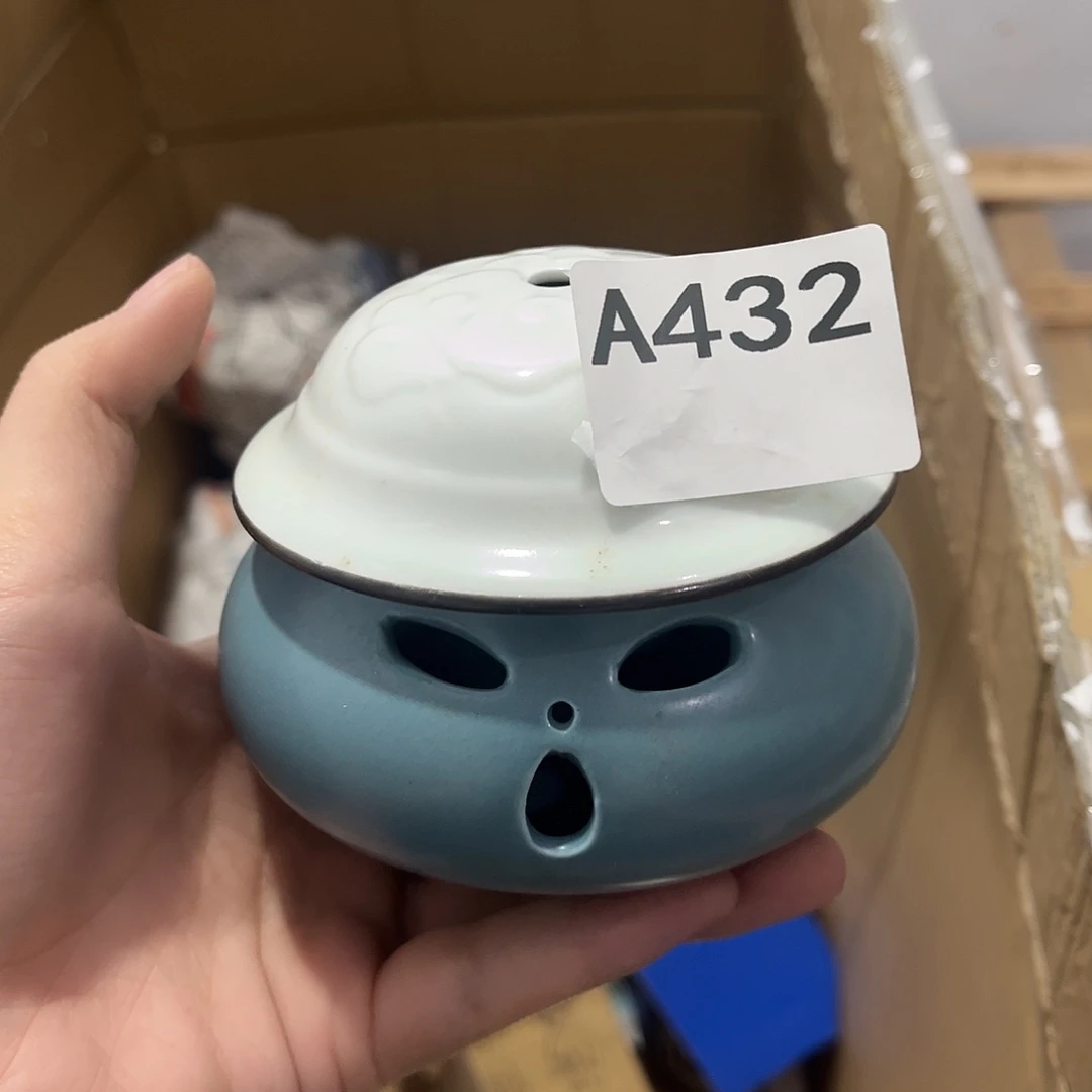 瓷片茶摆件工艺品摆件666