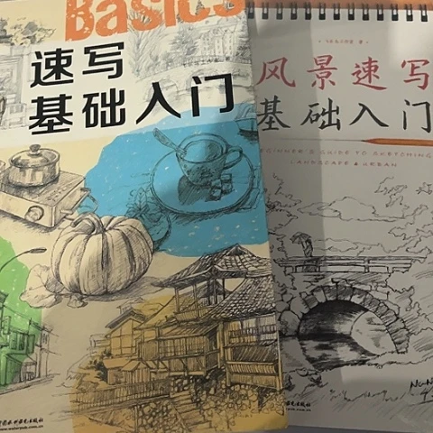 风景速写+速写基础入门两本13闪购
