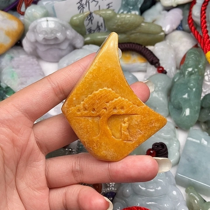 未镶嵌挂件翡翠翡翠