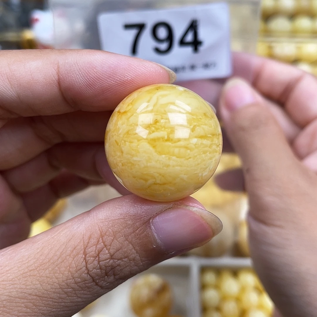 琥珀未镶嵌珠宝奇石25粉