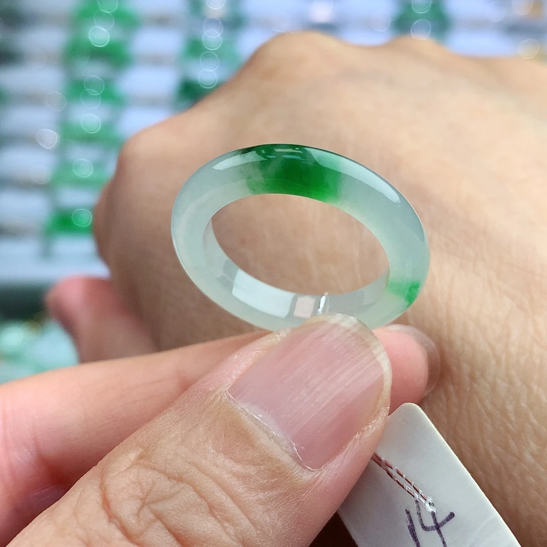 未镶嵌戒指翡翠14号