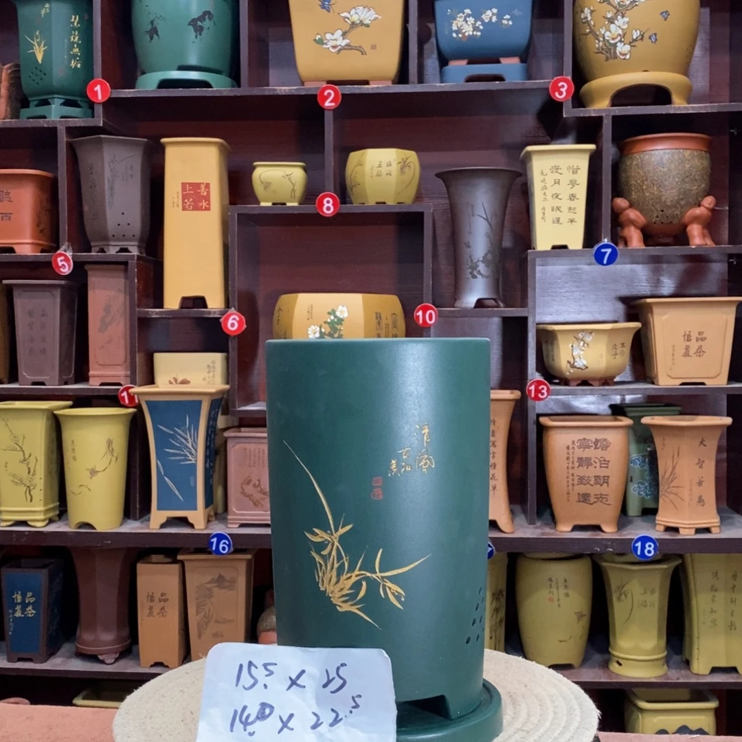 紫砂花盆紫砂花盆