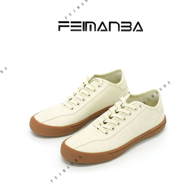 FEIMANBA 帆布休闲鞋运动风百搭