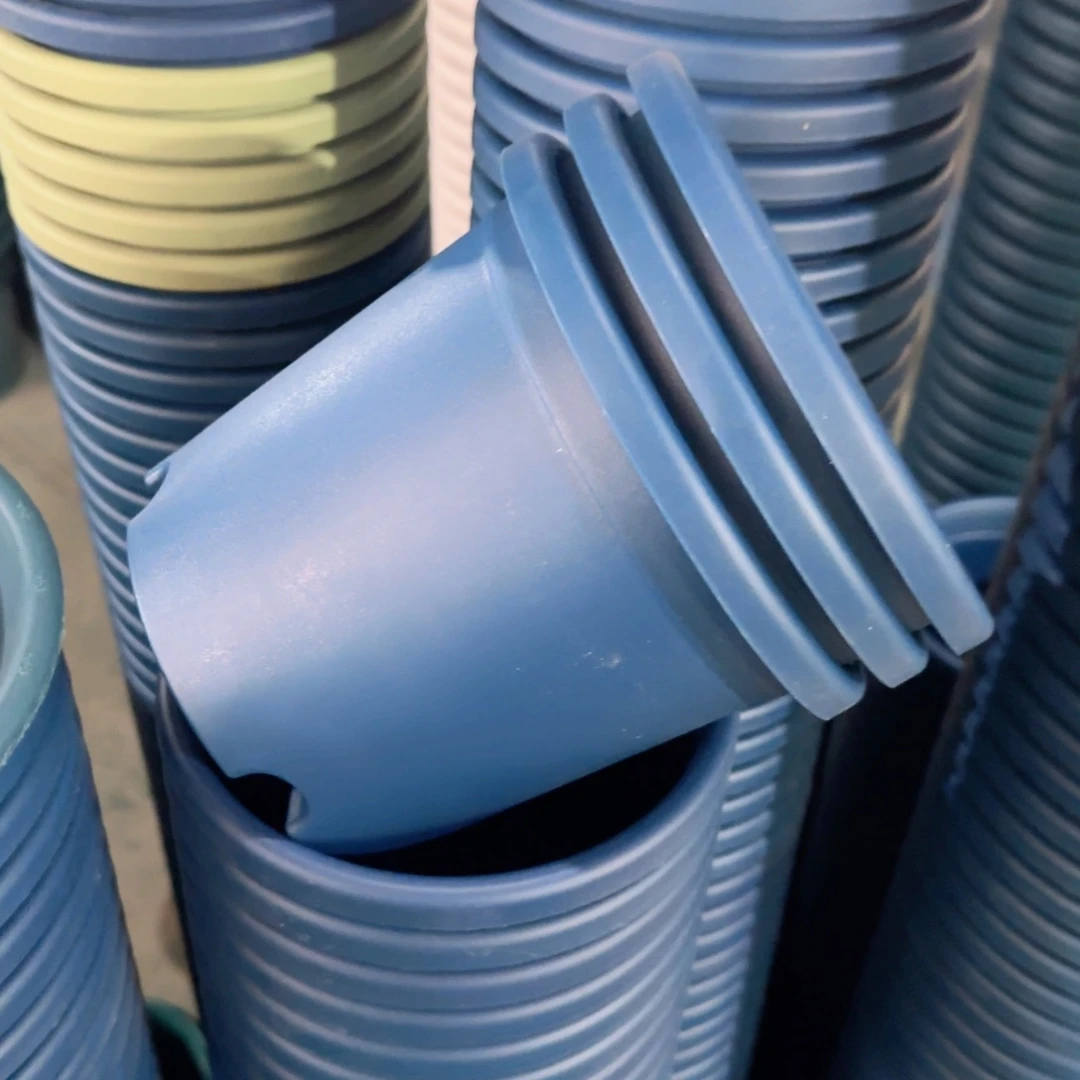 树脂四季盆2#无拖瑕疵藏青色13