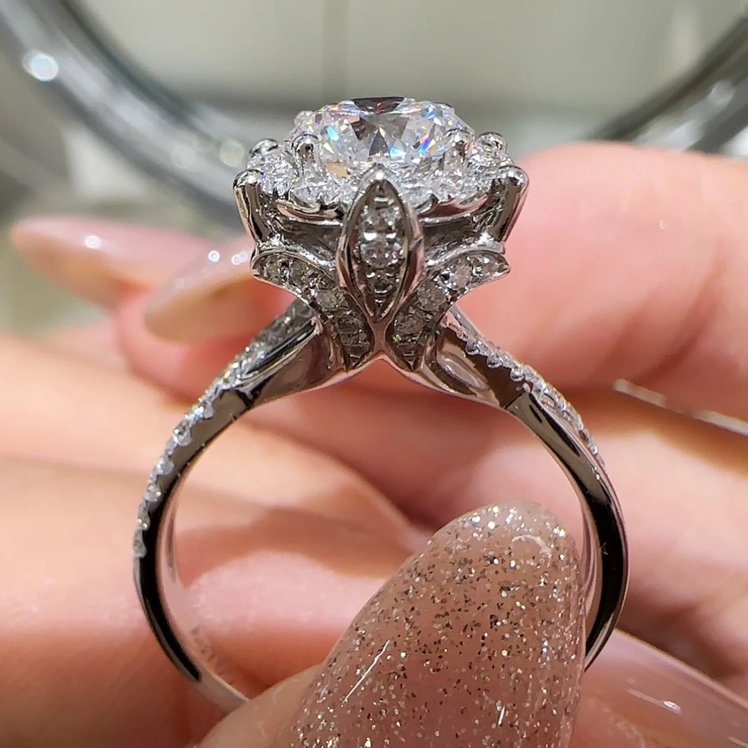 实验室培育钻石18K金镶嵌王室庄园1卡igi