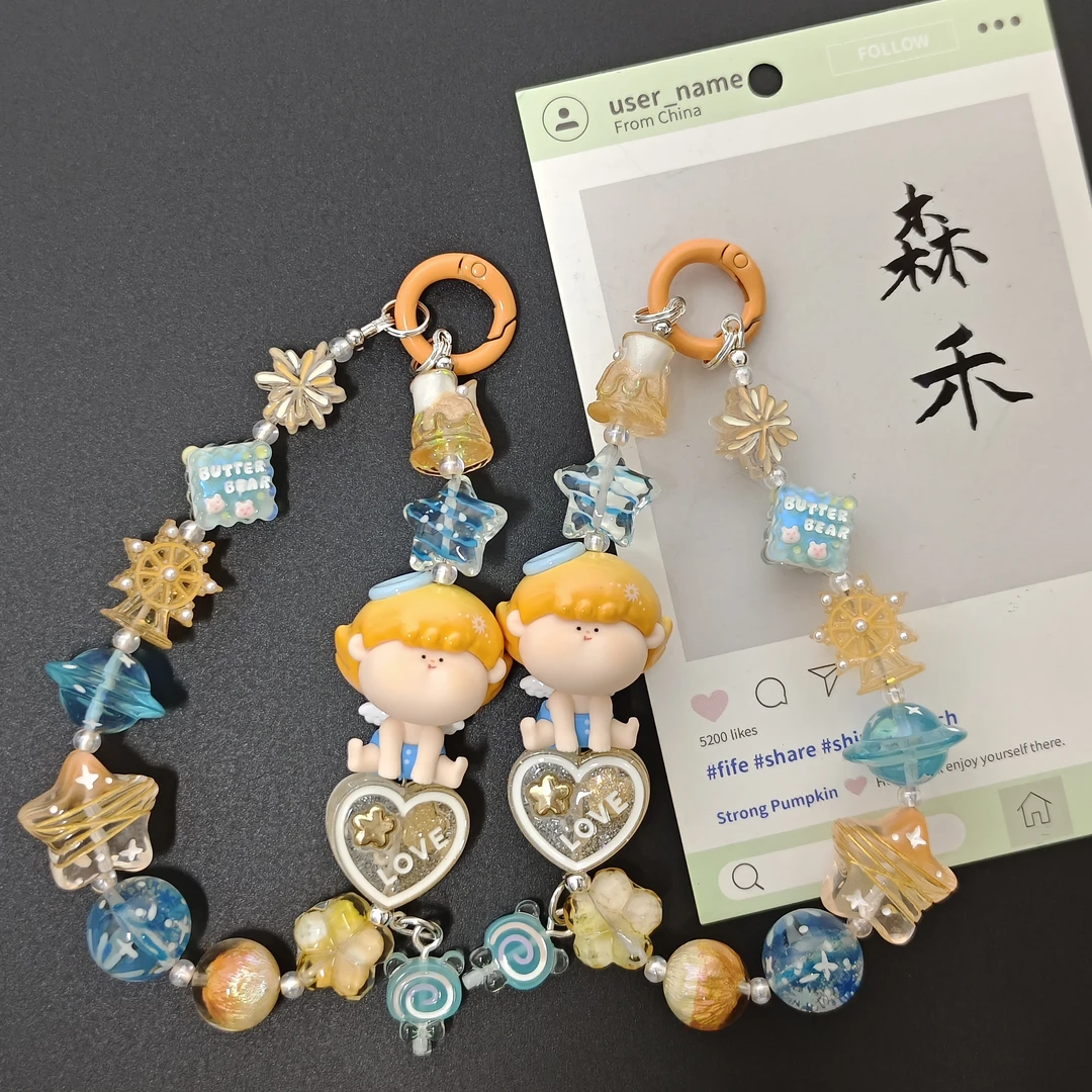 6.21纯手工DIY手机链包包链