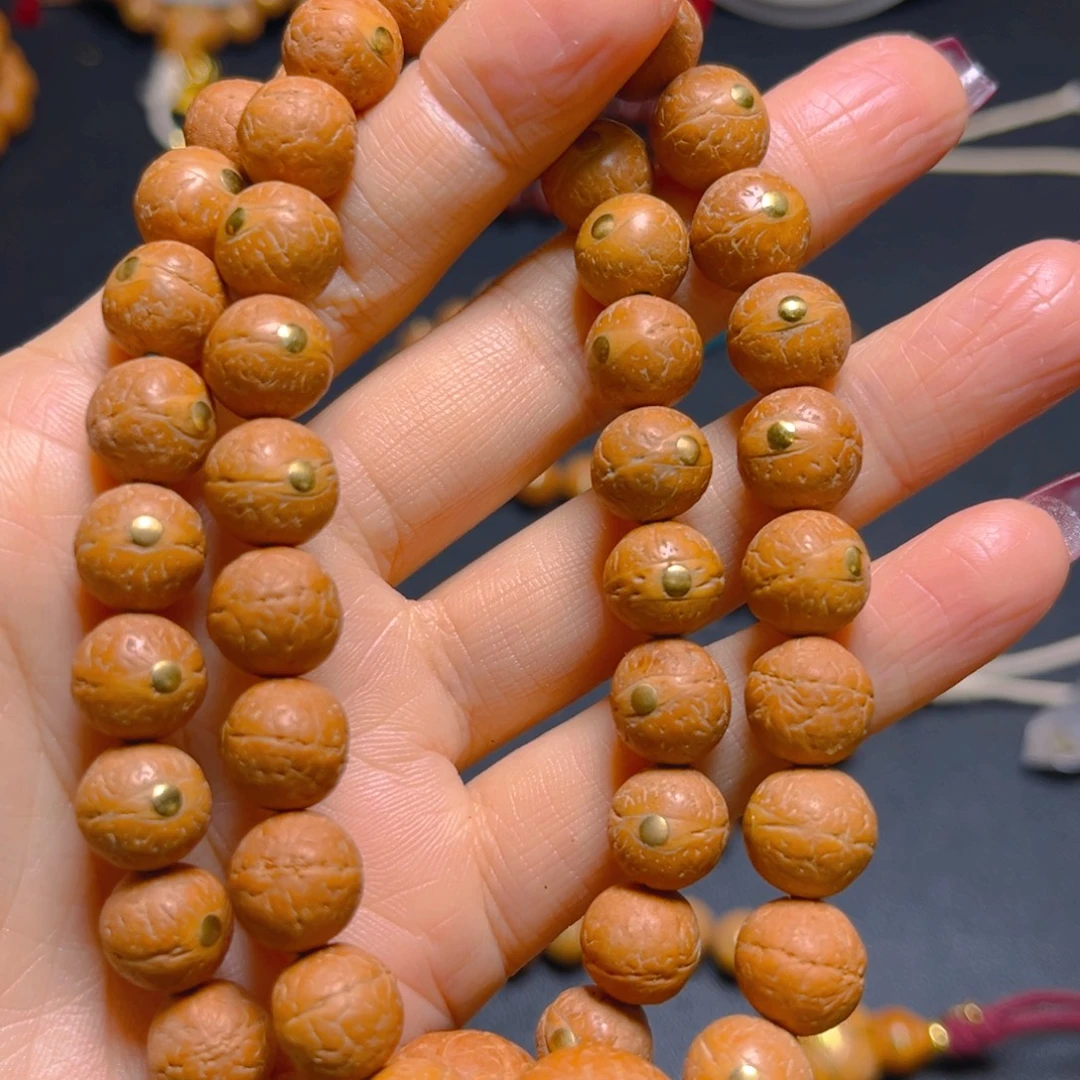 吊坠凤眼菩提11mm2025精品铜钉手串