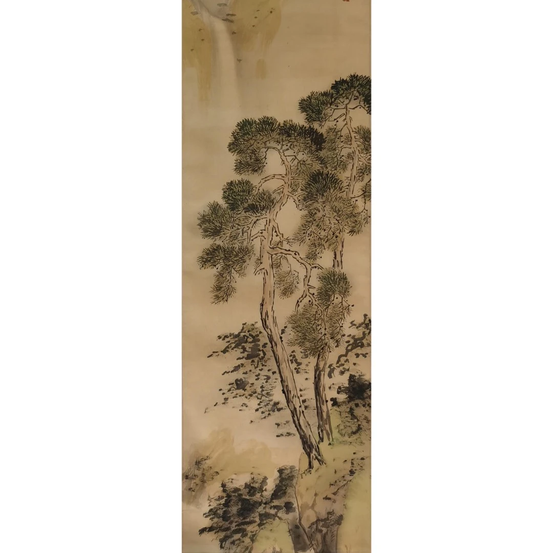 【辽拍】V250709-2-106《山水》（2.3平尺) 绢本镜片 DD1