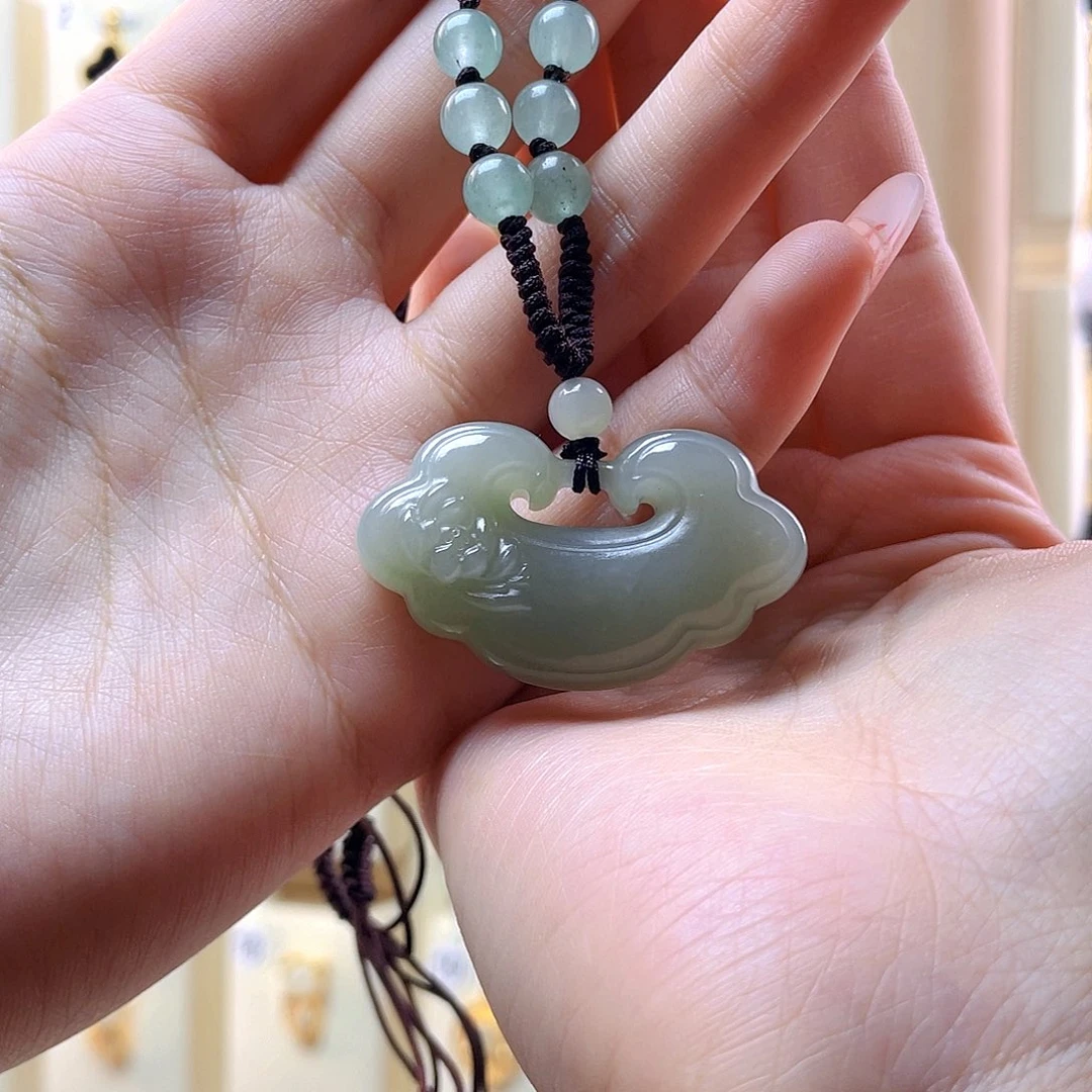 和田玉吊坠(赠链)未镶嵌翎