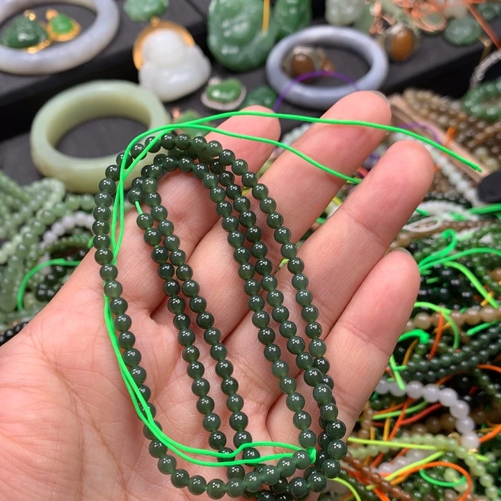 和田玉未镶嵌手链109