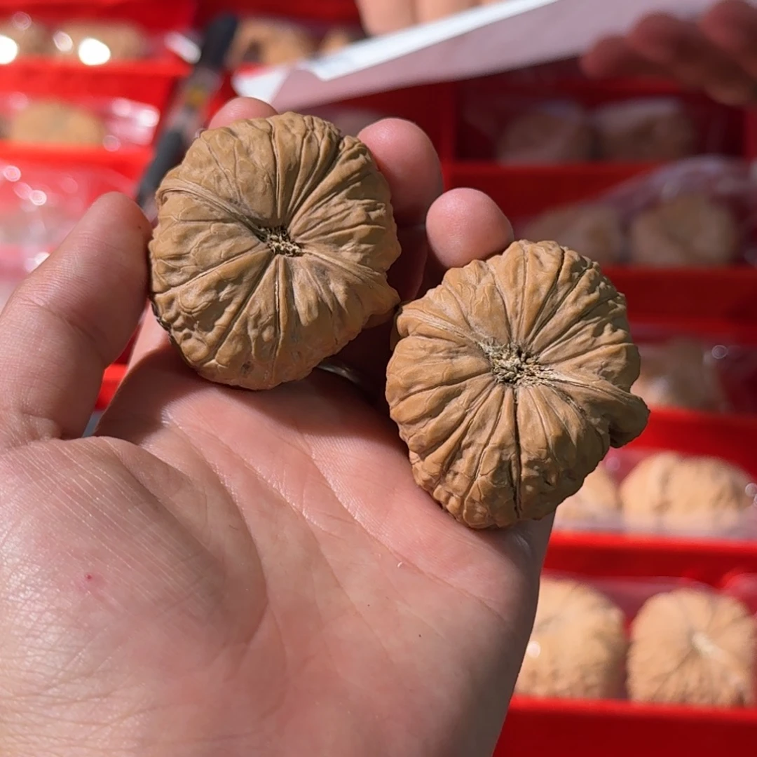 文玩核桃把件957号42mm全品南瓜墩