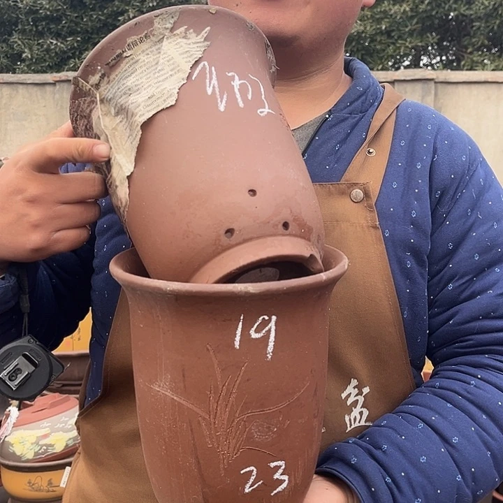 紫砂紫砂花盆盆栽