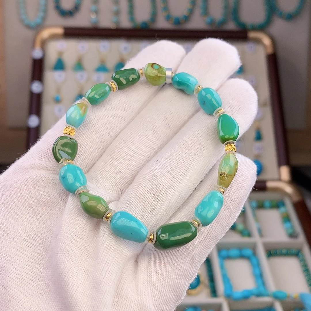 绿松石未镶嵌手链