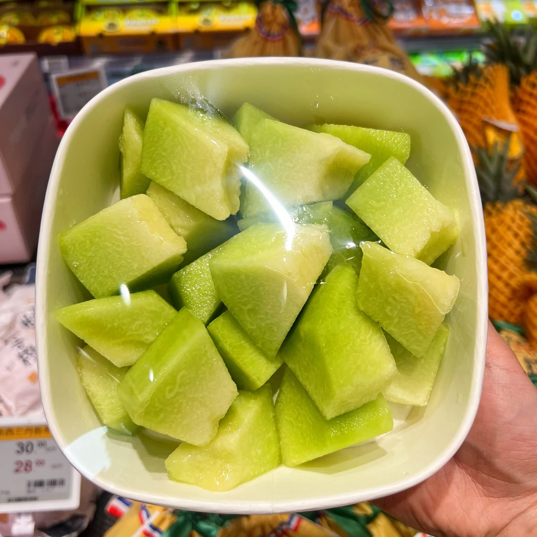 果切【即时配送】玉菇蜜瓜鲜果切-1份（500g）