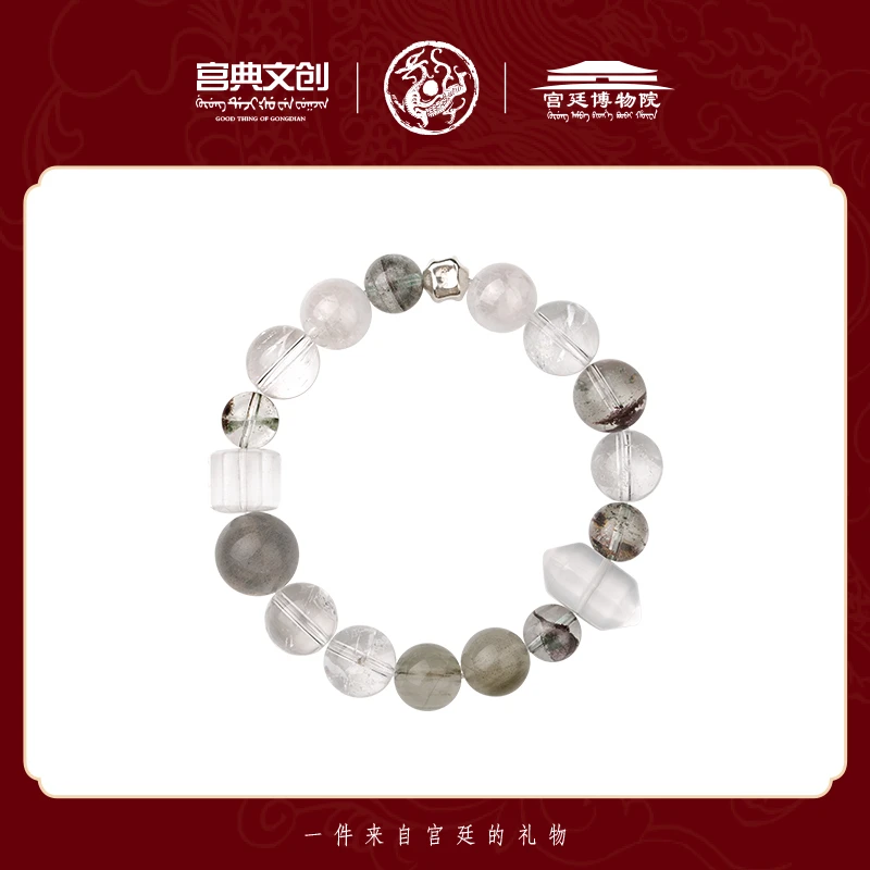 宫典【正品】【mo默小宝】只此青绿多宝天然水晶手串女款多样性发货