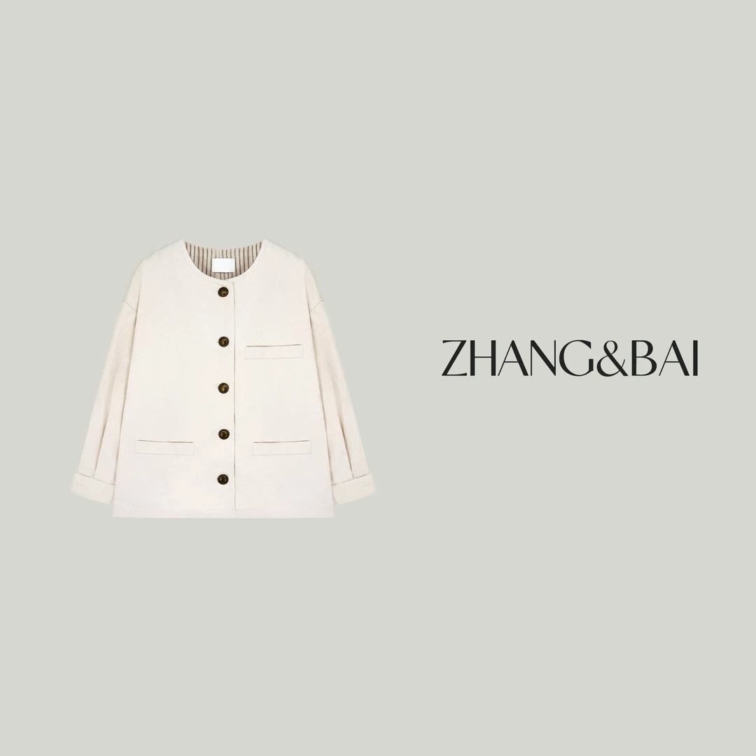 zhang&bai25&SS臻奢 | 【春日游】老钱新贵圆领外套慵懒感上衣