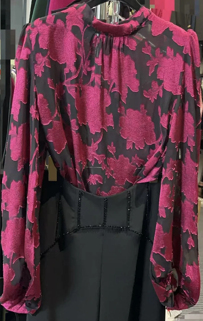 778/小众设计感提花高级衬衫/欧盼全品