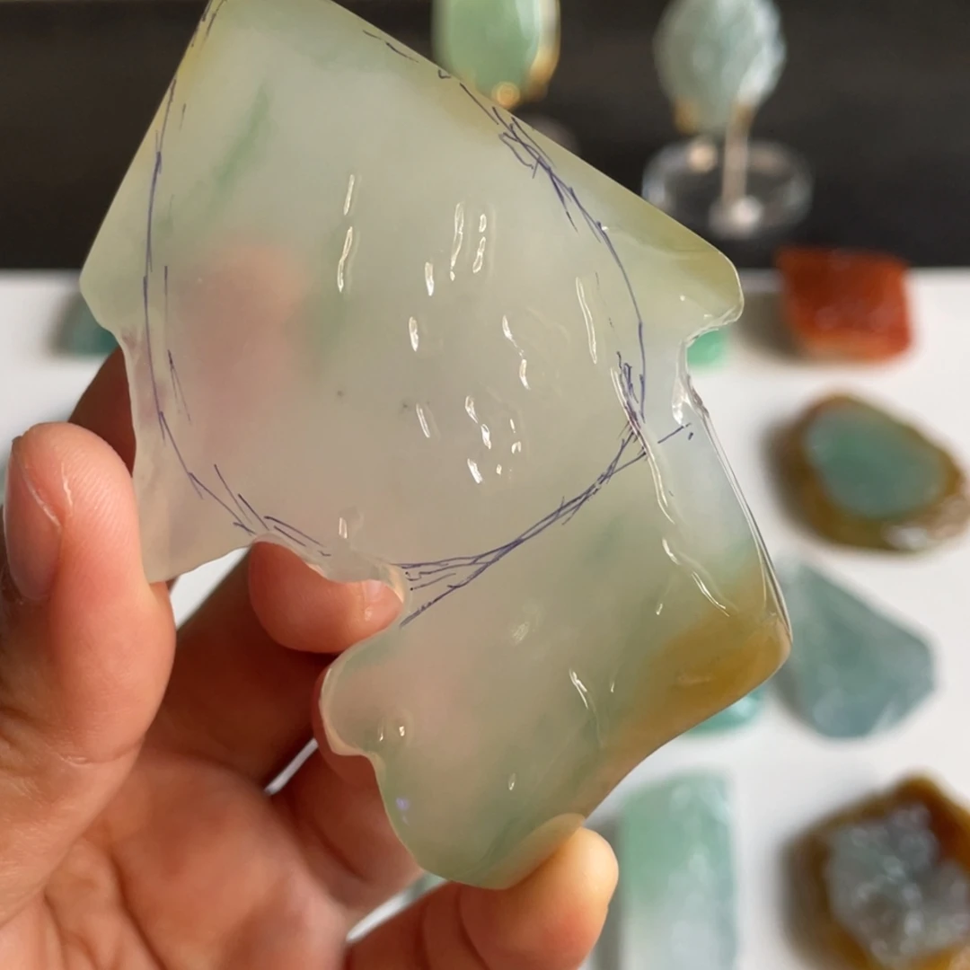 定制翡翠未镶嵌包工