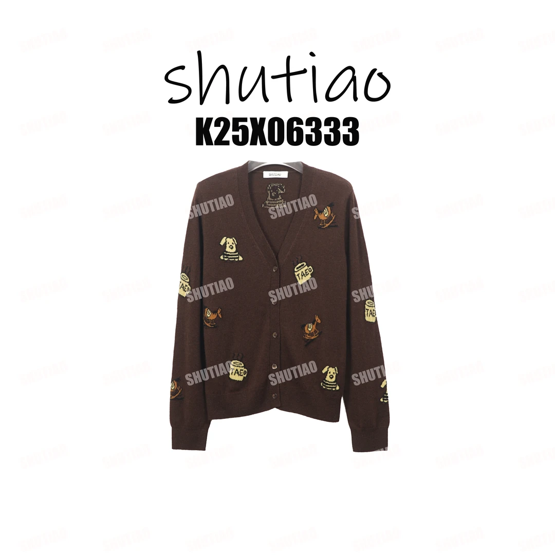 【SHUTIAO】2025秋冬：新款小众设计款开衫K25X06333