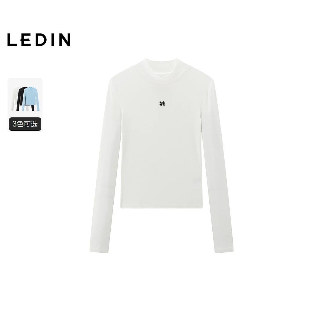 乐町天丝羊毛打底衫2521