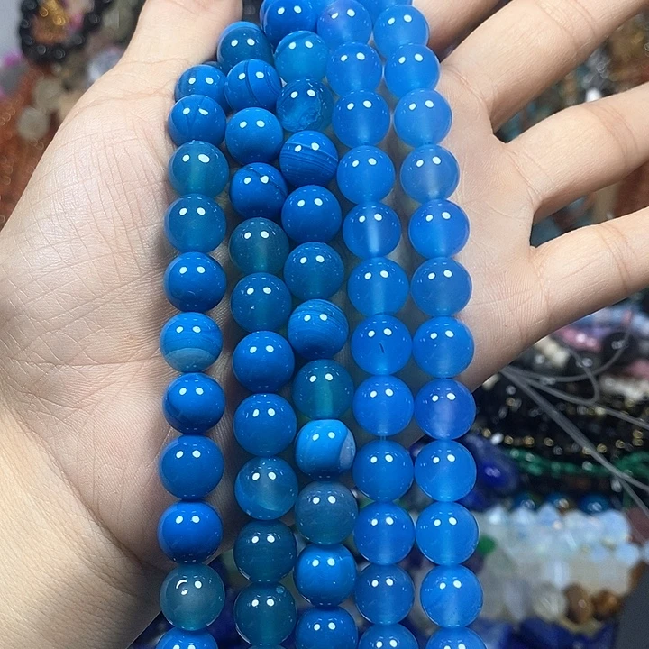 未镶嵌玛瑙/玉髓珠宝半成品玛瑙卡10mm