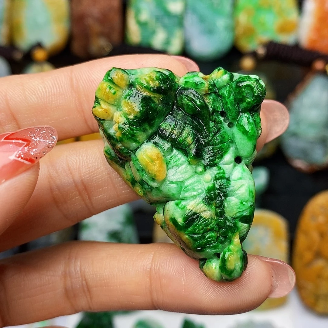 定制翡翠未镶嵌翡翠A货一物一证福利款