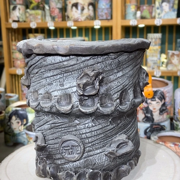 红陶景德镇艺术手绘作品