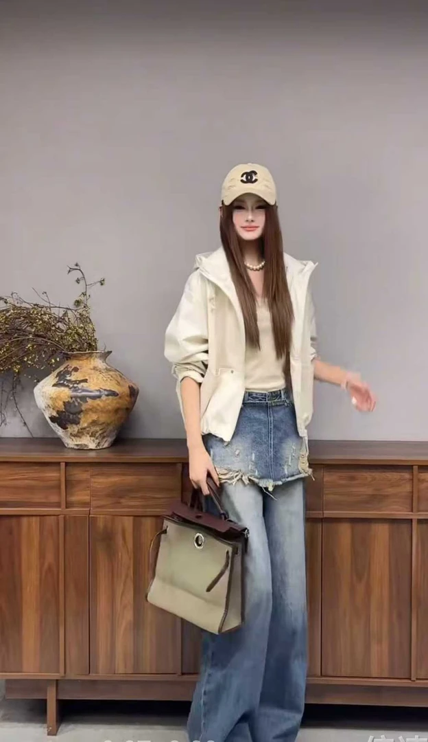 防风外套百搭学院风休闲女连帽