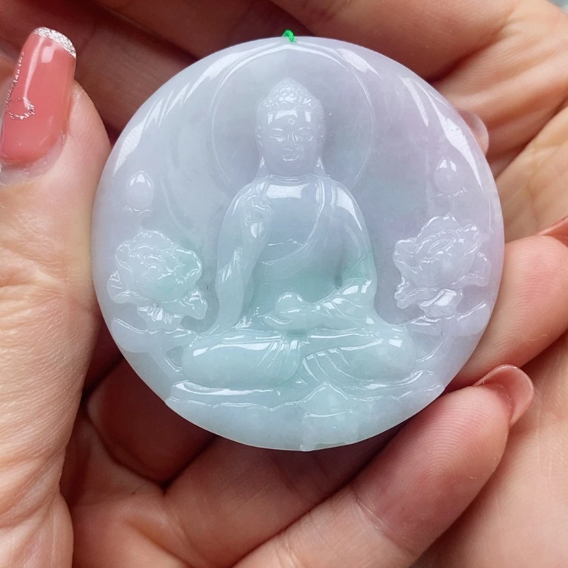 【闪购商品】翡翠颈饰未镶嵌A****?天然翡翠A货佛