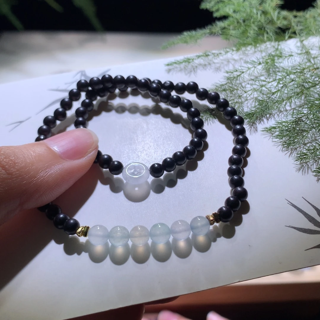 翡翠散珠冰透马卡龙卡5左右