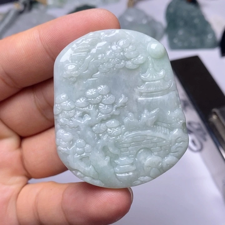 颈饰未镶嵌翡翠翡翠