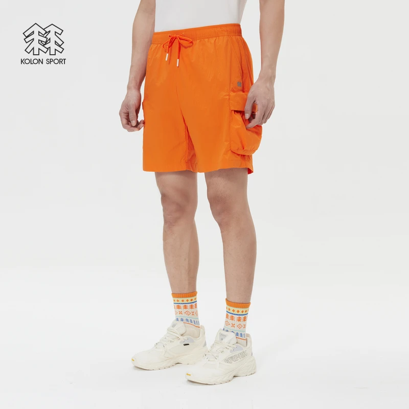KOLON SPORT可隆短裤DAYPACK男士轻盈凉爽反光工装裤户外运动裤