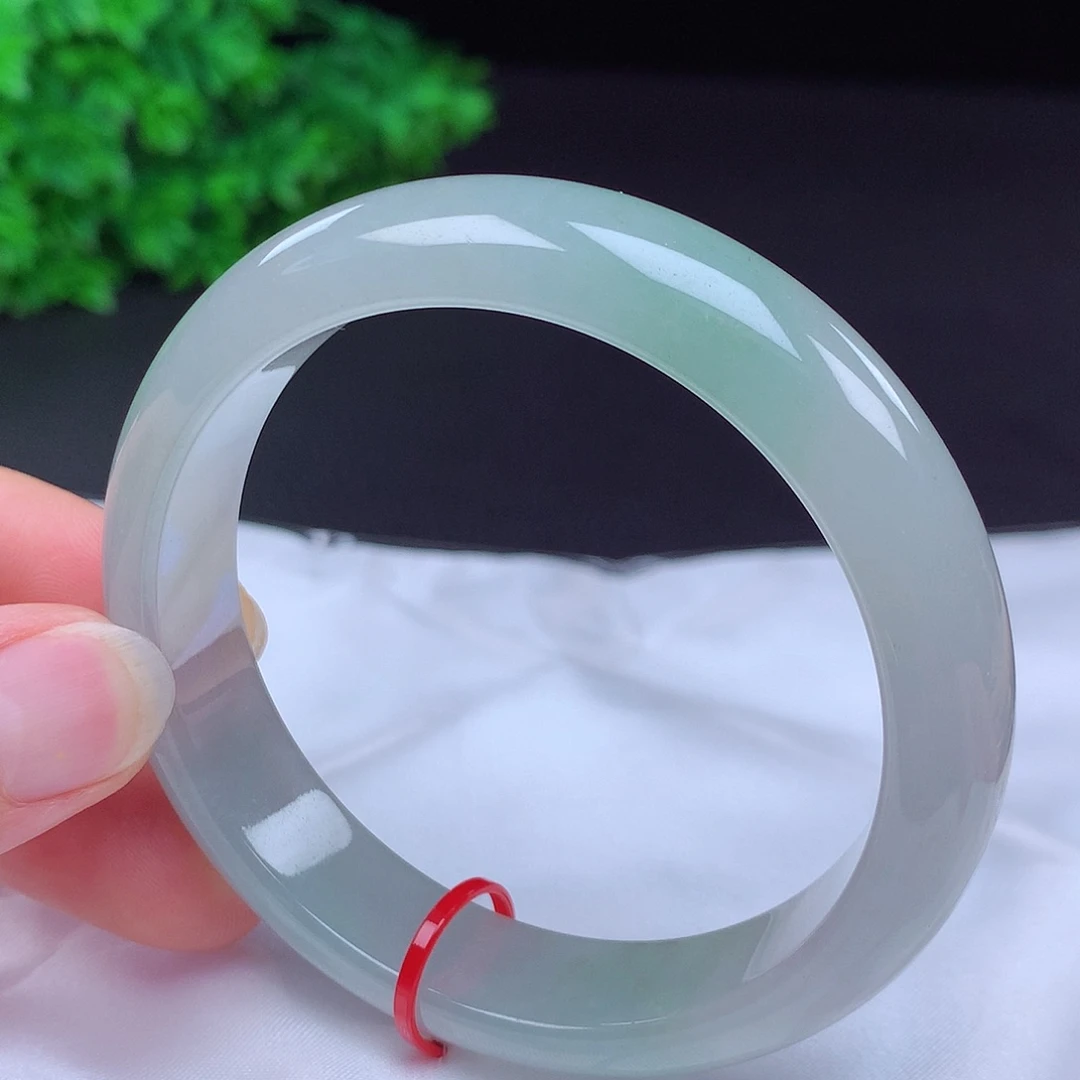 翡翠未镶嵌手镯58圈口431516