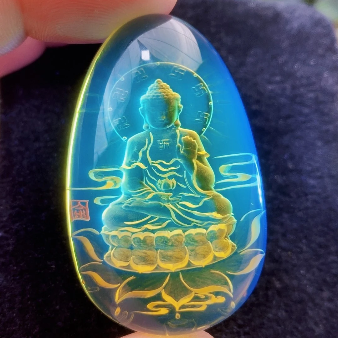 【闪购商品】蓝珀吊坠(不含链)未镶嵌