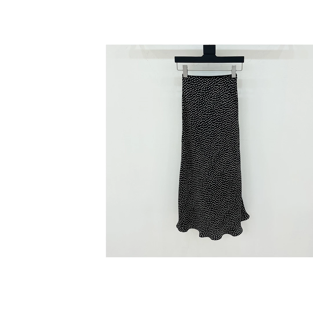 【D•er】小众波点印花百搭鱼尾半身裙