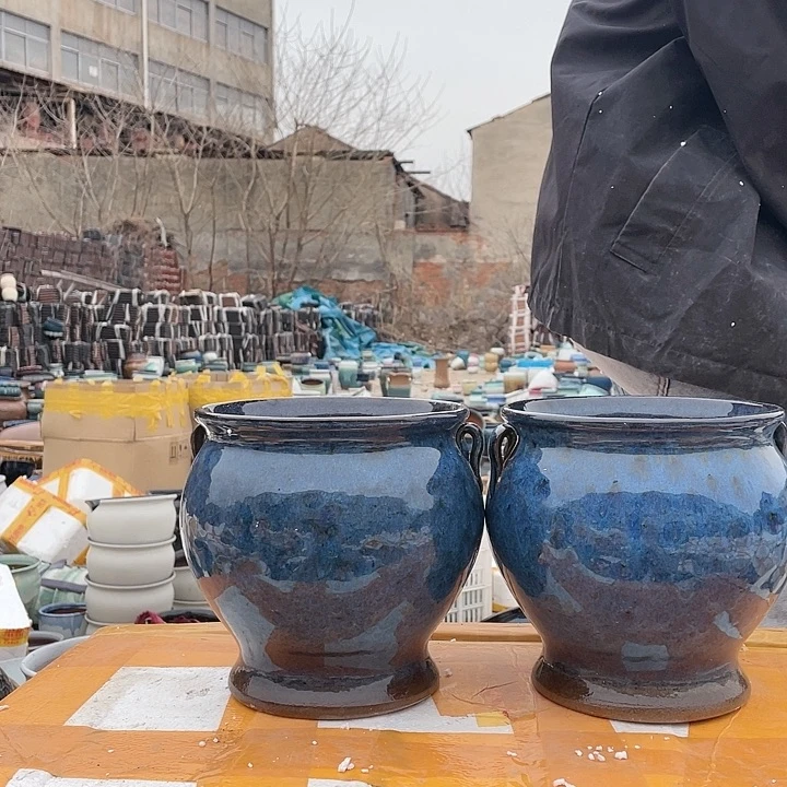 红陶宜兴紫砂花盆