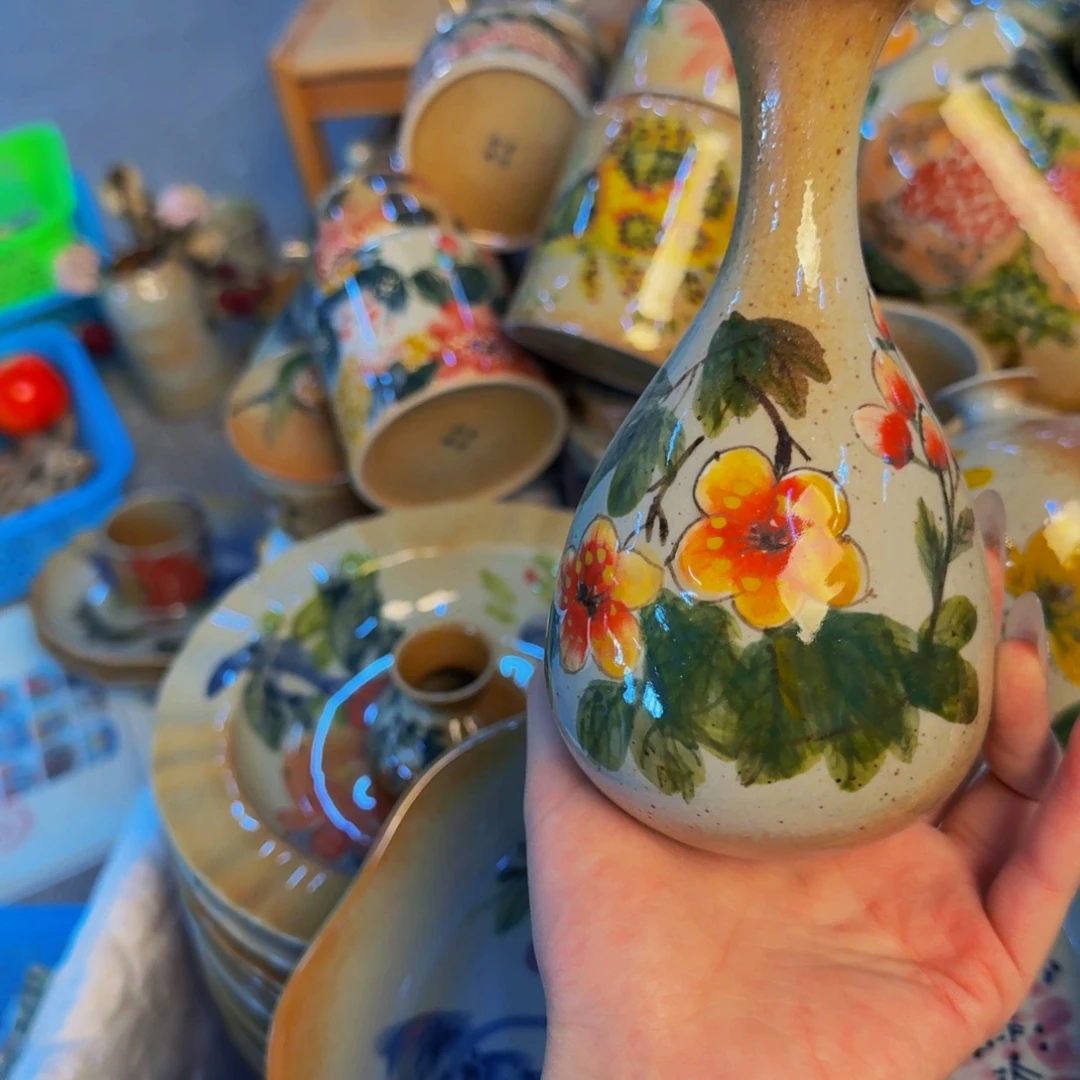 瓷片景德镇陶瓷手工手绘