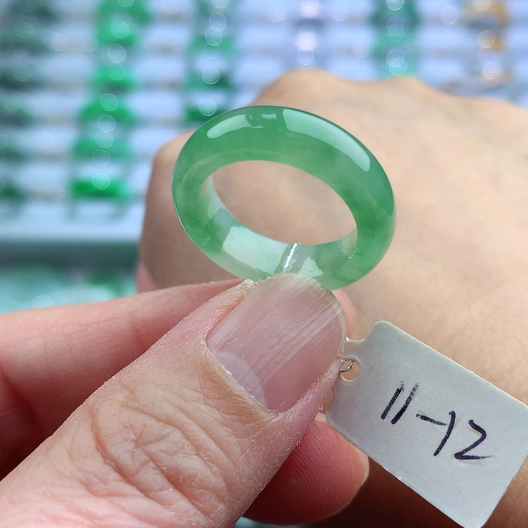 未镶嵌戒指翡翠11-12号