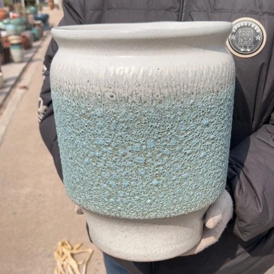 紫砂花盆高31口24————-