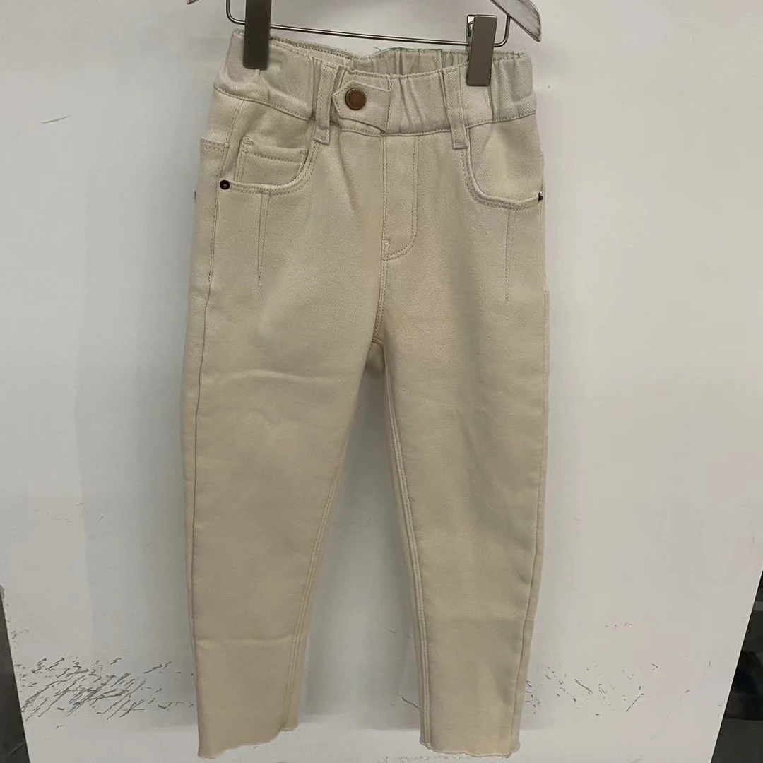 A6020#CYX-QD-A6800童装杏色裤子