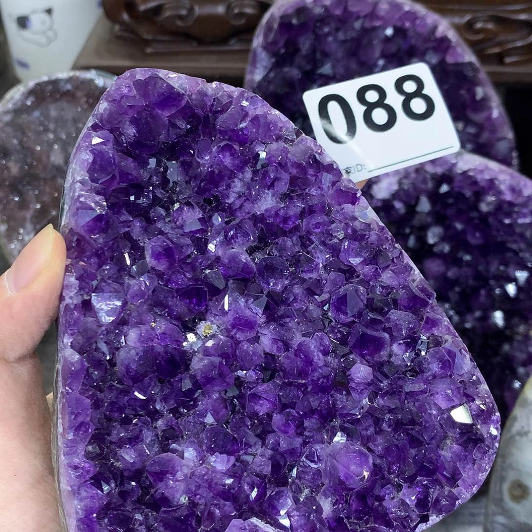 紫晶珠宝半成品未镶嵌088