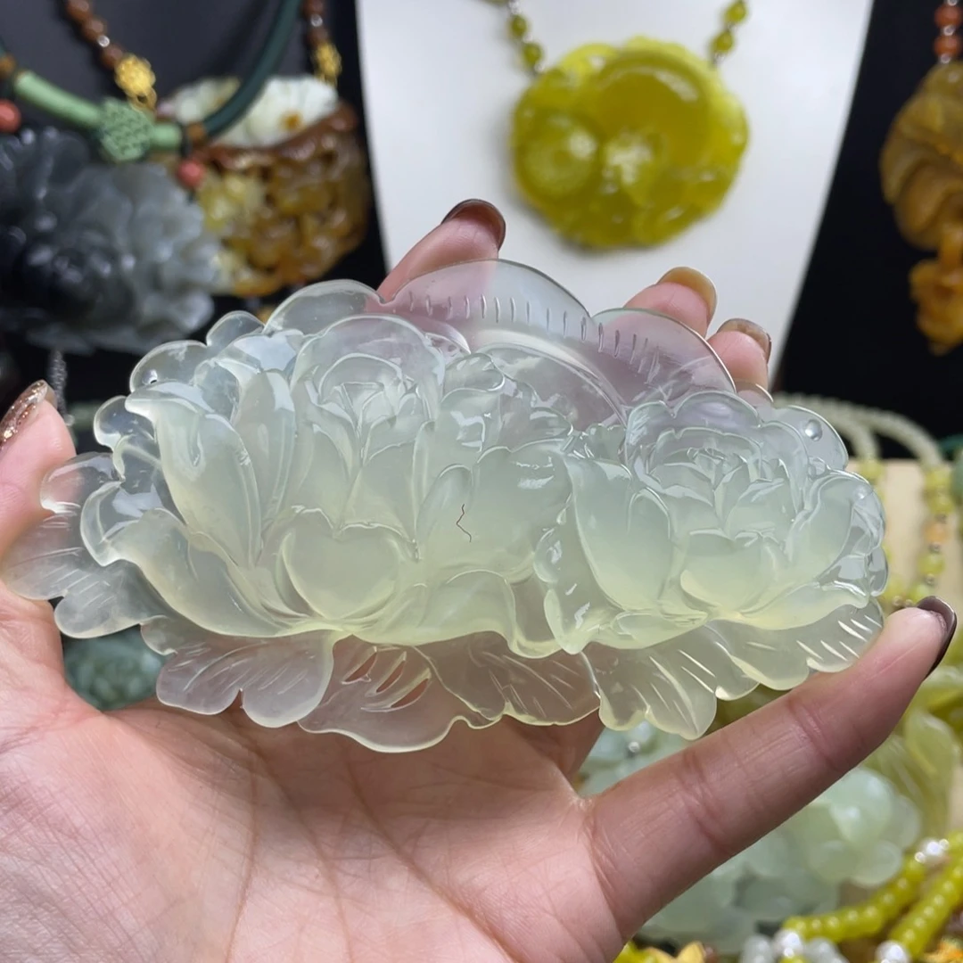 未镶嵌蛇纹石玉颈饰森*
