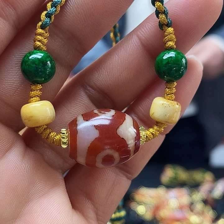 玛瑙/玉髓合金颈饰