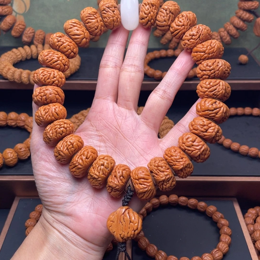 手串桃核22麒麟纹